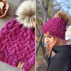 Knitting Pattern WISHING HEART BEANIE by Urban Chic Crochet One-Size-Fits-Most Teen/Adults Knitting Pattern for 4 Weights image 8