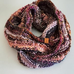 Bufanda WAYFARER INFINITY de Urban Chic Crochet / Patrón de tejido fácil en redondo / Bufanda tejida a mano