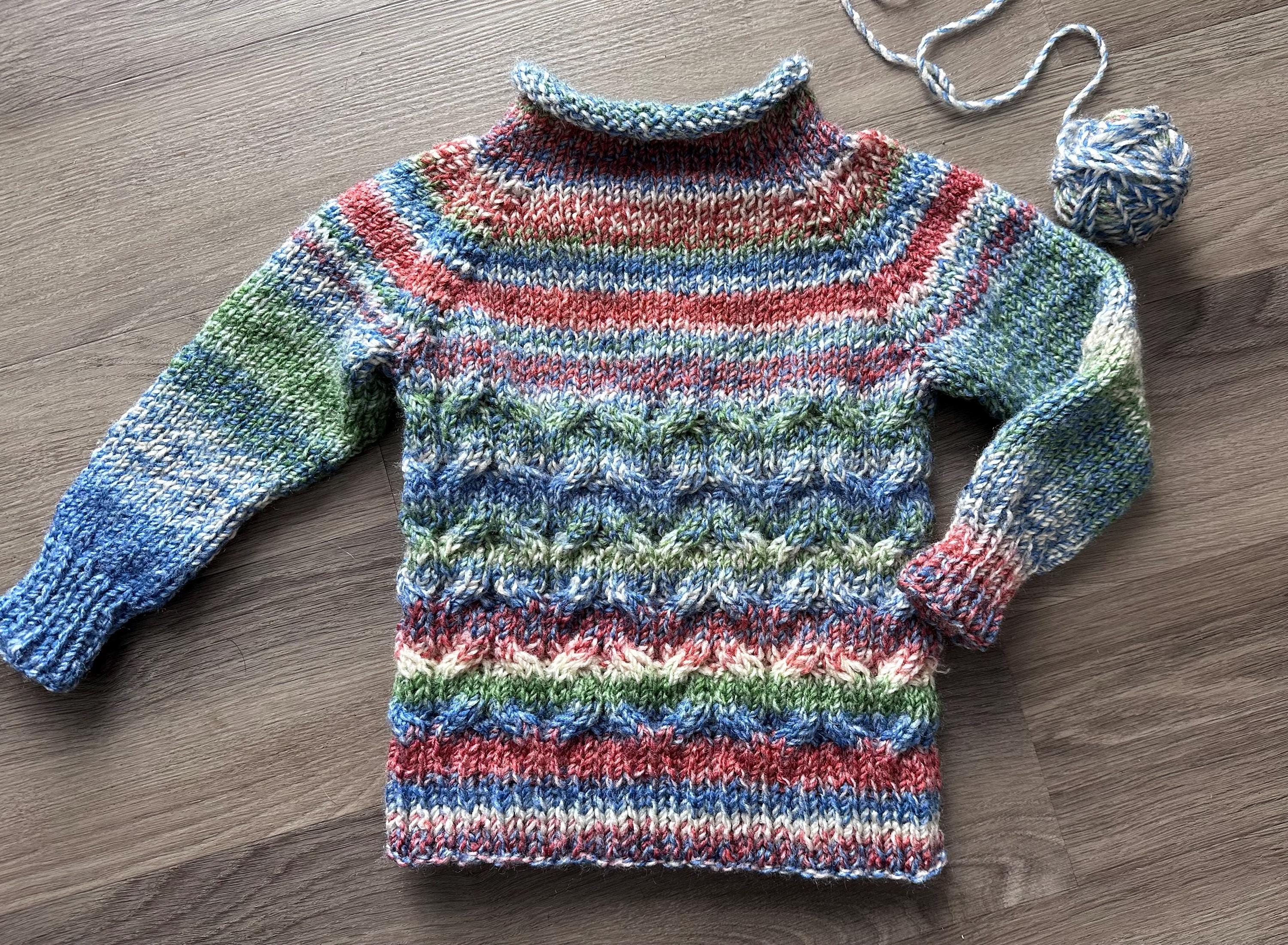 Handknit Sweater - Etsy
