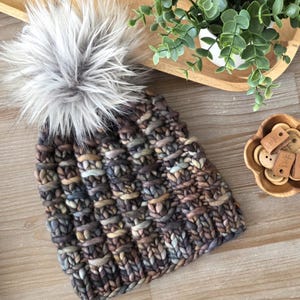 Ruche Beanie and Cowl Knitting Pattern | Bulky and Super Bulky Yarn | Easy Hand-knit (PDF Pattern) image 12