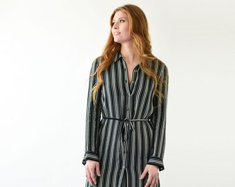 10thLine Stripe shirt dress