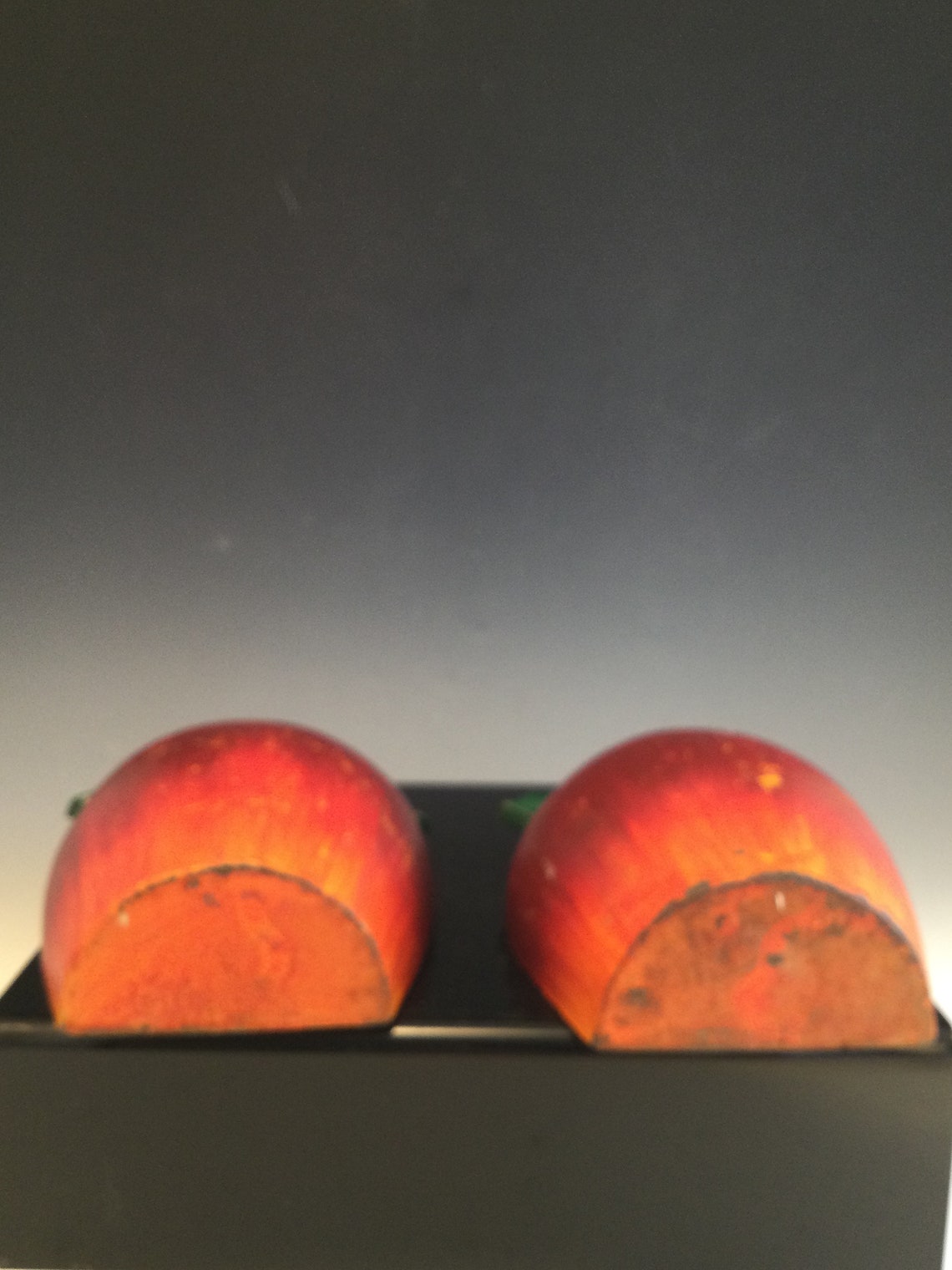 Vintage Cast Iron Apple Bookends Etsy Canada