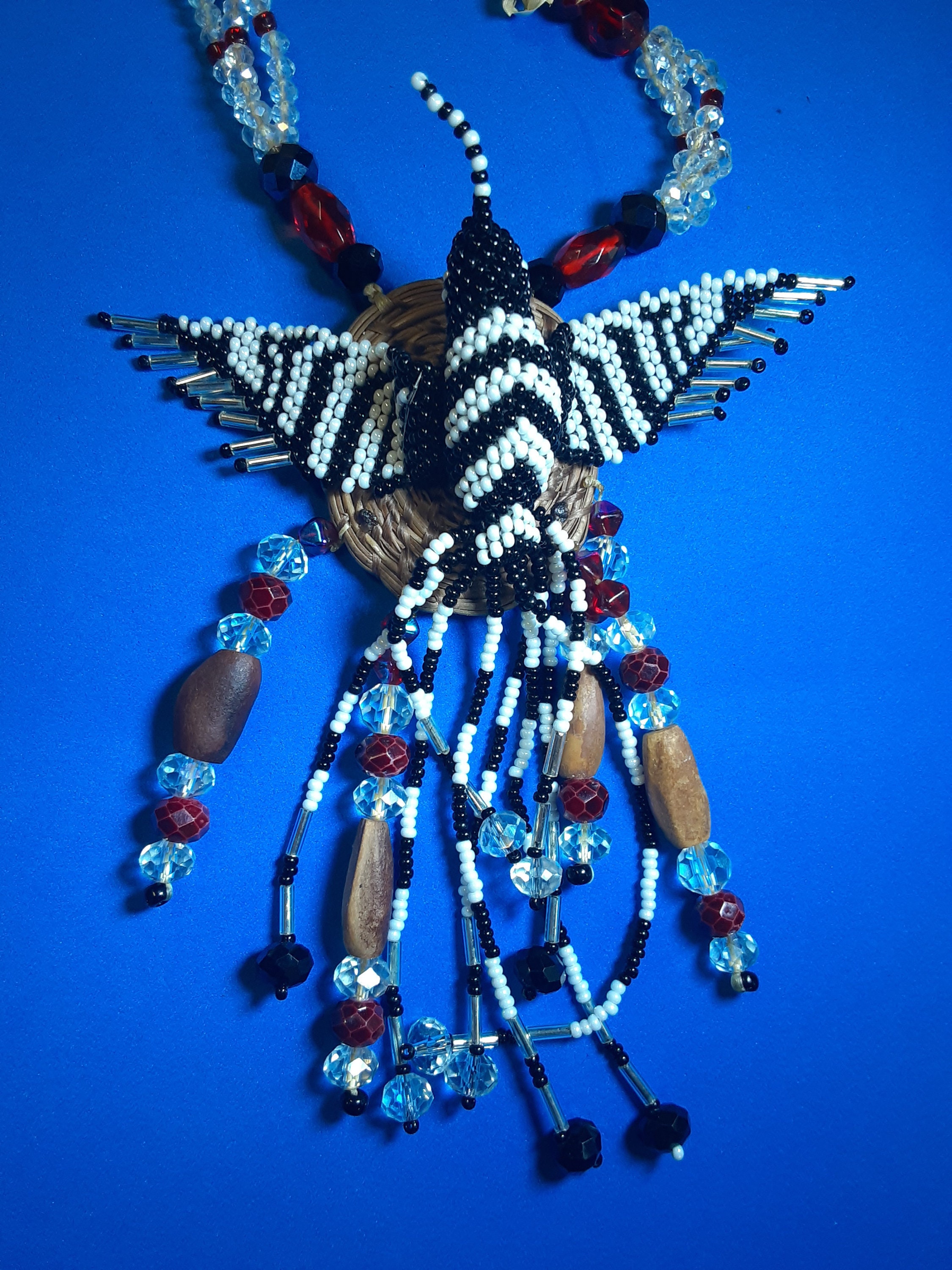 Handmade Native American Pineneedle Necklace