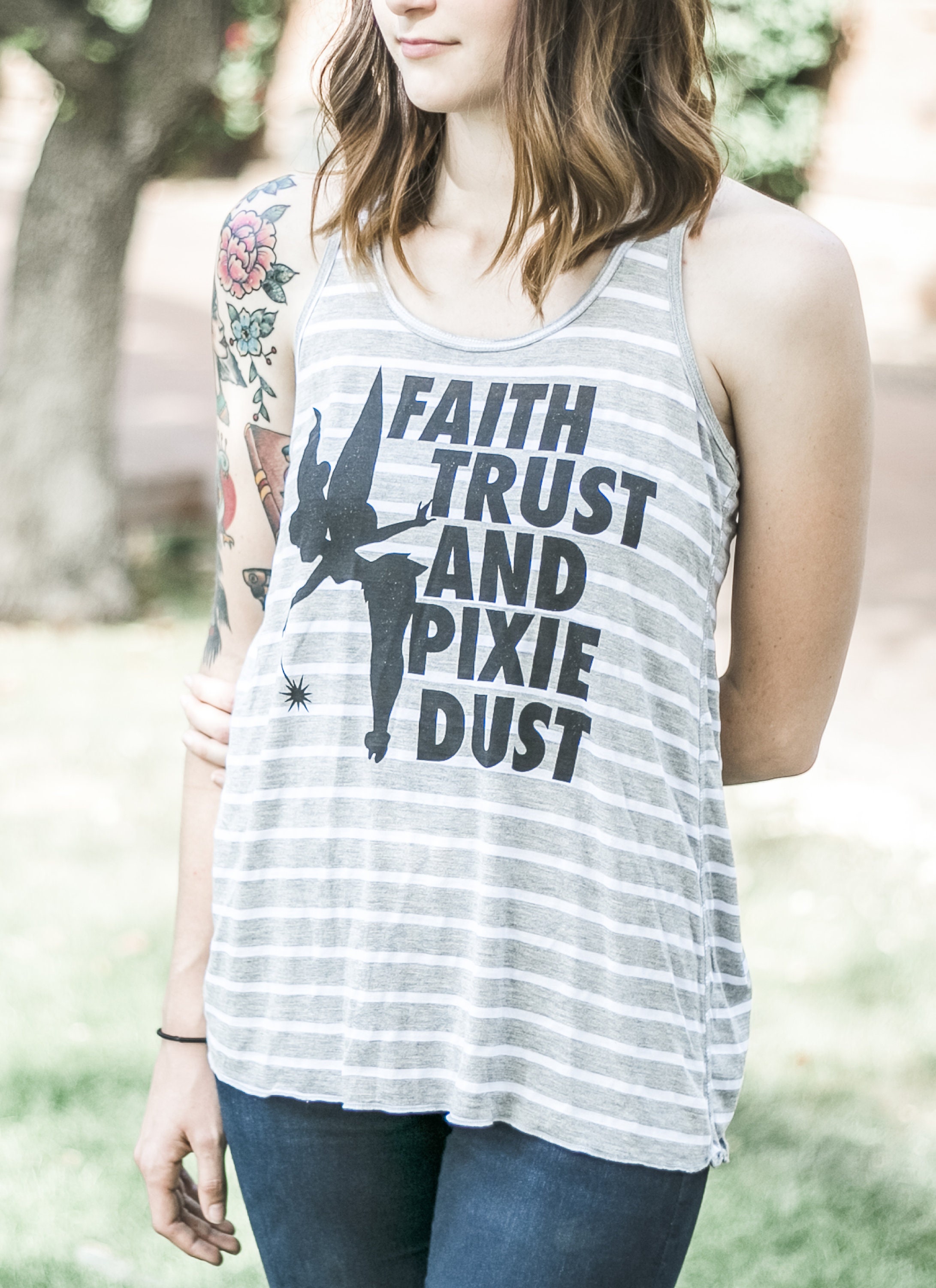 BARELION Faith Trust and Pixie Dust Womens Tinkerbell | Etsy