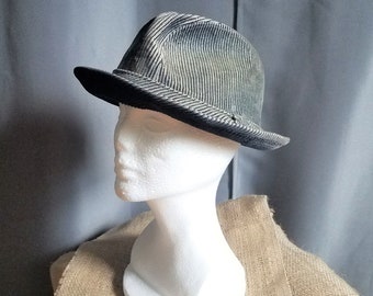Vintage Women's Corderoy Hat-Size 7-7 1/8-EXCELLENT CONDITION