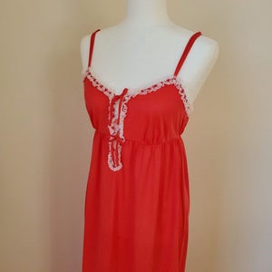 Camisola vermelha sexy feminina vintage tamanho S-EXCELENTE ESTADO