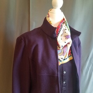 Vintage Women&#39;s Purple Jacket-Size M-EXCELLENT CONDITION