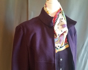 Chaqueta vintage de mujer morada, talla M, EXCELENTE ESTADO