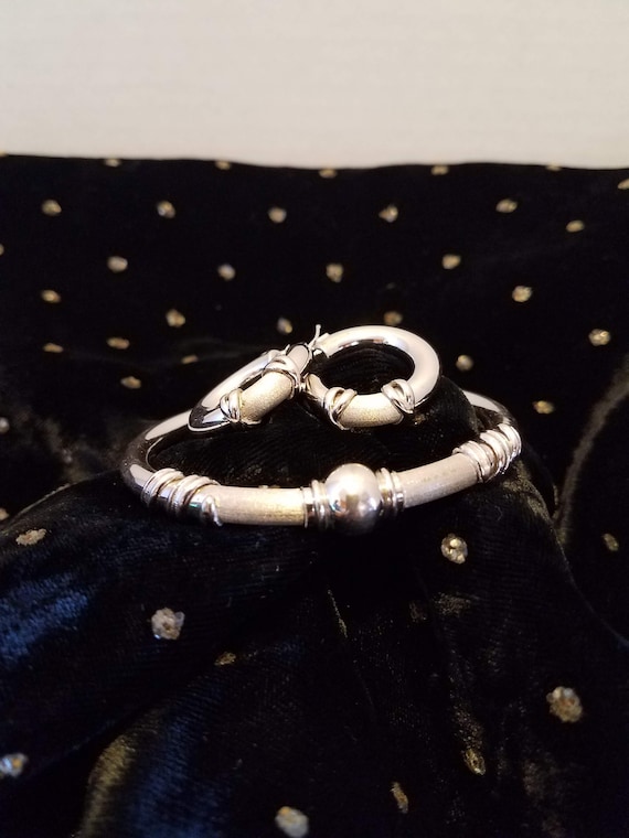 Vintage Italian Handmade Sterling Silver Bracelet 