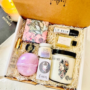 Deluxe Zodiac Cancer Queen Spa Mantra Box | Thoughtful Gift | Birthday gift | Cancer Birthday