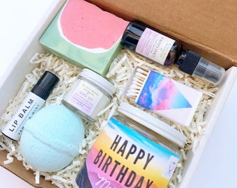 Personalized Birthday Spa Gift Box | Organic Mantra Set