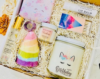 Unicorn Birthday Gift Box | Spa Gift Set for Girls