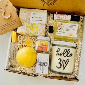 Birthday gift Hello 30 Birthday spa gift Care package | Spa gift box