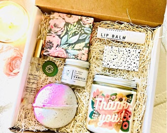Thank You Spa Gift Set | Handmade Bath & Body Box