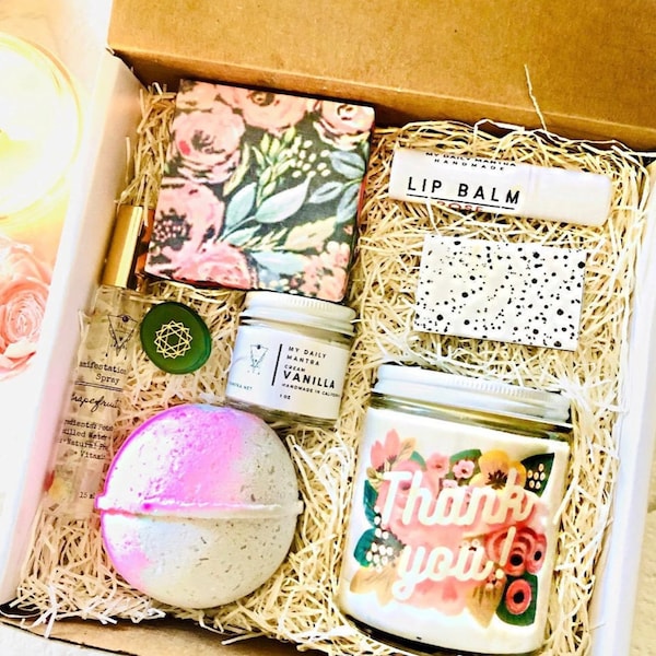 Thank You Spa Gift Set | Handmade Bath & Body Box
