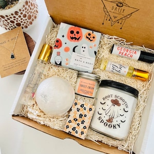 BOOT SCOOTIN SCARY Gift Boo Box for her | Boo Box | Halloween gift | Halloween Gift Basket | Boo Box