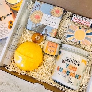 Sending You Sunshine and Love Spa Gift Box | At Home Spa Care Package | My Daily Mantra