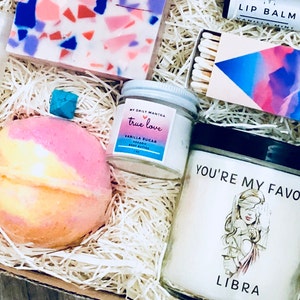 Libra Birthday Gift | Libra Zodiac | Libra Zodiac Gift | Libra Gift Set | Libra Candle | Libra Gift | Gift for Her | Personalized Gift