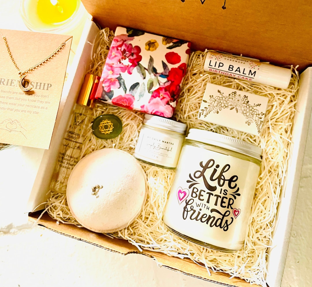 LIFE is BETTER With Friends Day Spa Gift Box My Daily Mantra - Etsy Canada