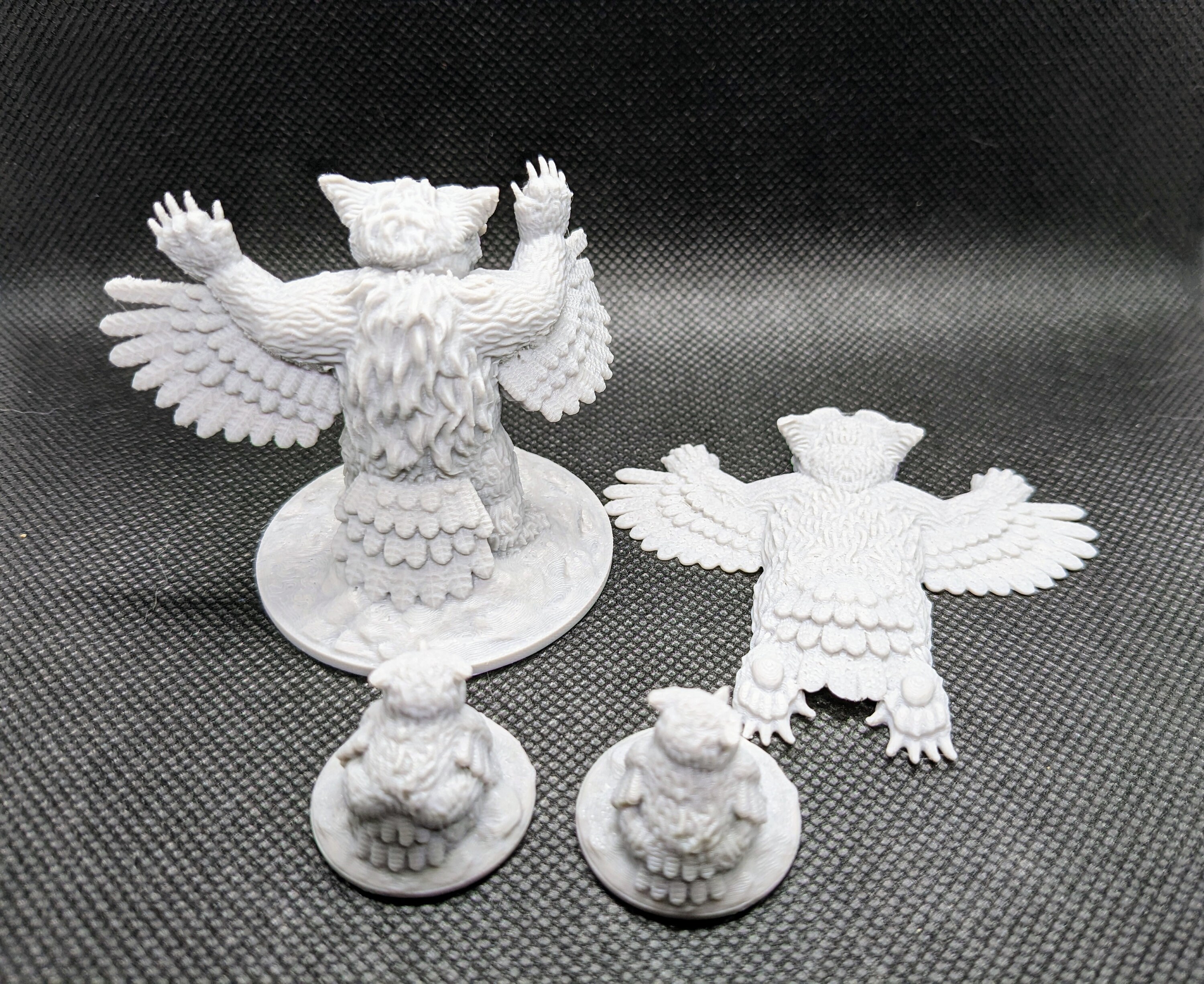 Owlbear, Cubs & Rug - *d20 Miniatures* - Etsy