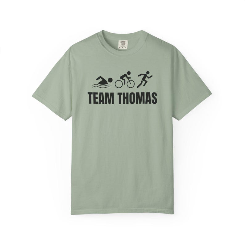 Triathlon Ironman Team Name T-shirt | Customizable Shirt image 8