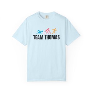 Triathlon Ironman Team Name T-shirt | Customizable Shirt image 5