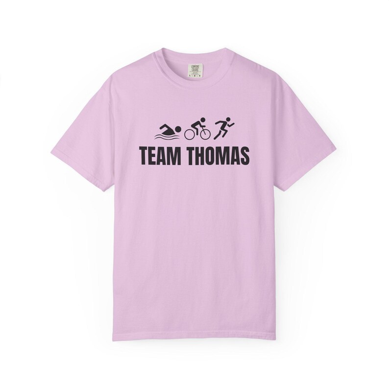Triathlon Ironman Team Name T-shirt | Customizable Shirt image 10