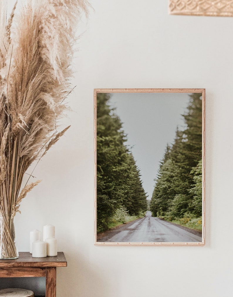 This listing is a set of 6 Downloadable Mountain photo prints. The mountain prints have hues of green and blue in the mountains, trees, waterfalls and ocean. It is perfect for wall art in rustic living rooms, bedrooms, and dining rooms.