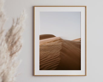 Desert Sand Dune Photo Print in California, downloadable desert print, nature photo, desert photos, sand dune prints, boho Gallery wall