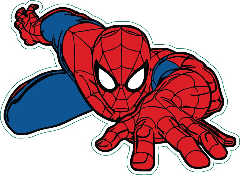 layered svg clipart cut files Spiderman clipart Spiderman SVG bundle