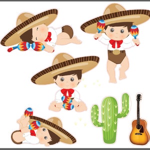 Little Charro, Digital files only, vector, mexican folklore, illustrator, pdf, svg, eps, cut layers, ai, high quality, 300 dpi, illustration