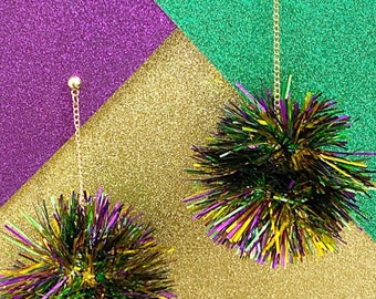 mardi gras tinsel tree walmart