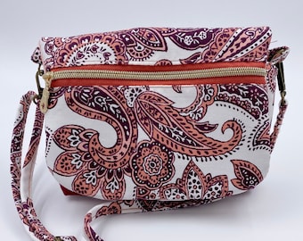 Carteira Crossbody Paisley