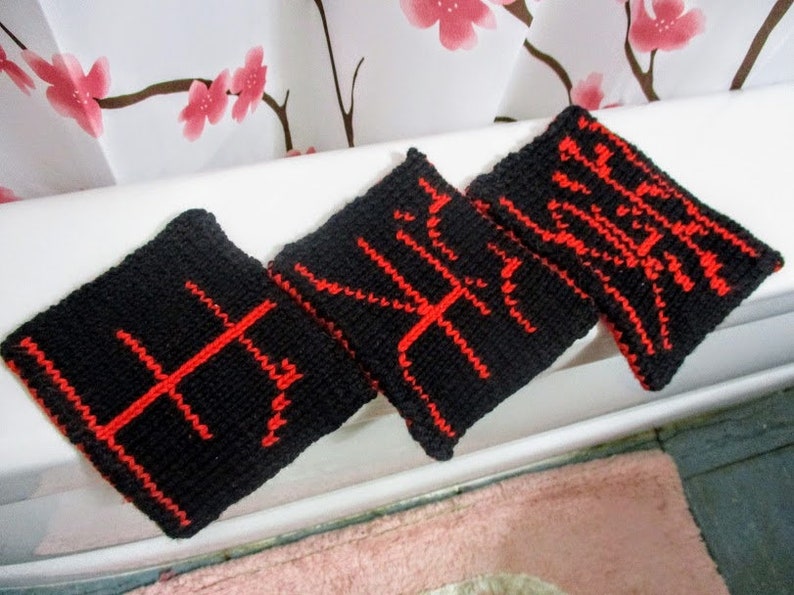 bathroom Unique gift for home housewarming dishcloths Live Laugh Love Luxury wash cloths in Japanese Kanji