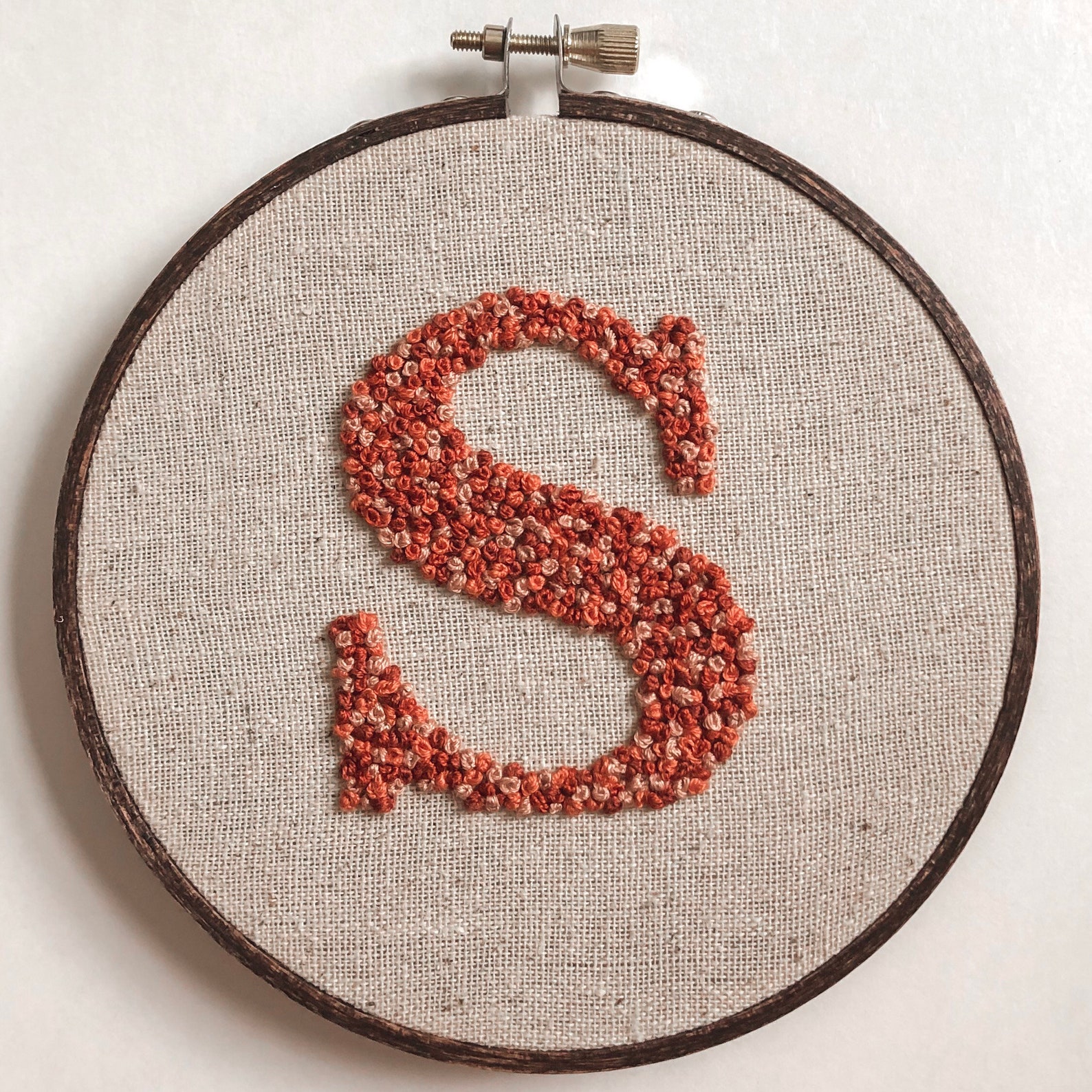 Handmade Letter Embroidery Etsy