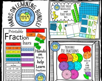 Hands on Learning BUNDLE ~ Fractions and Place Value