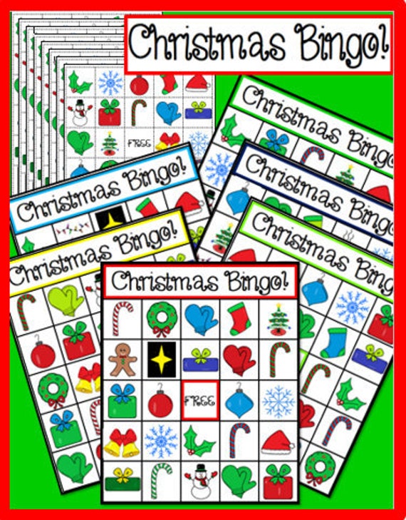 Christmas Bingo - Etsy