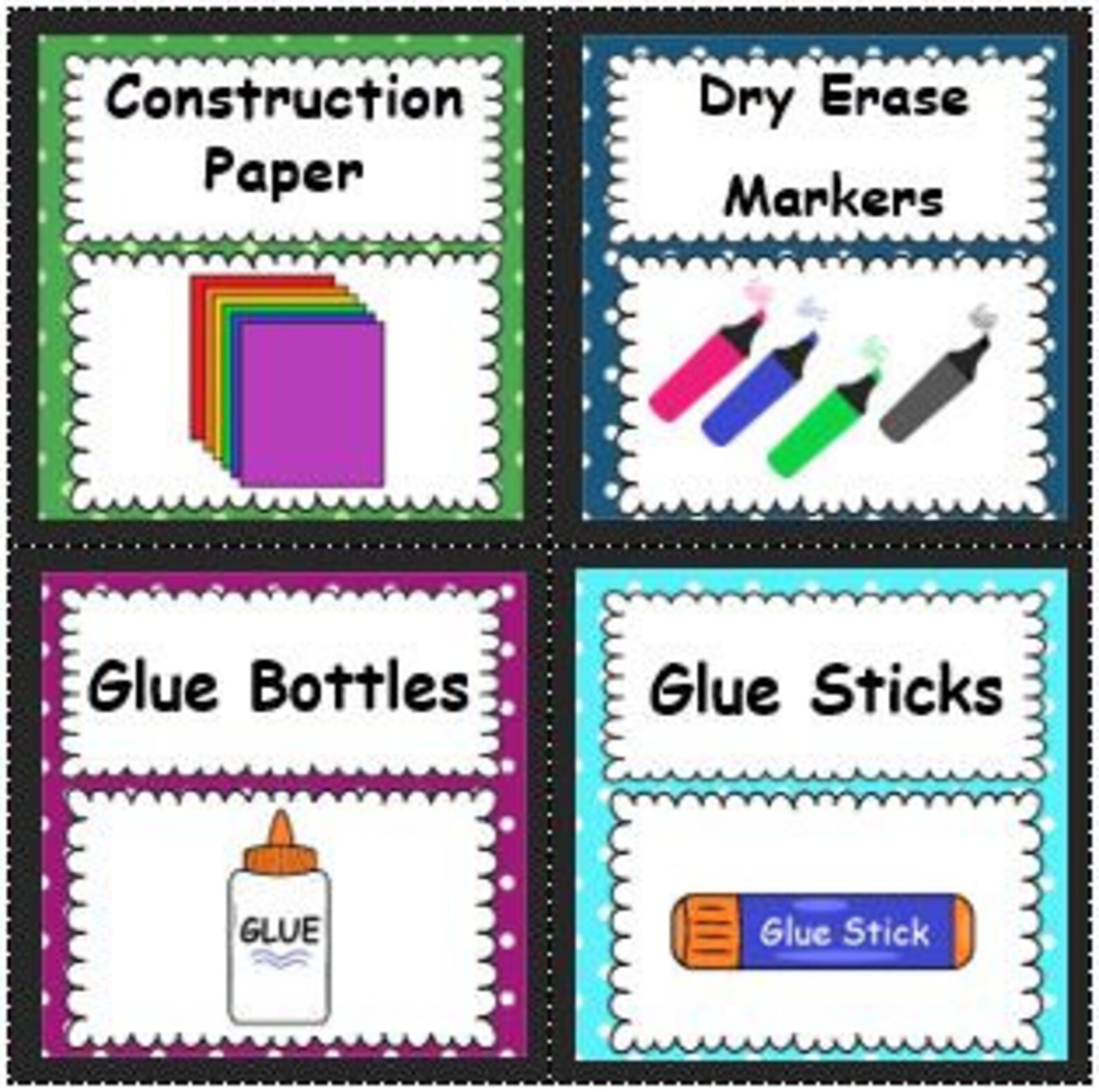 Homeschool Labels - Etsy