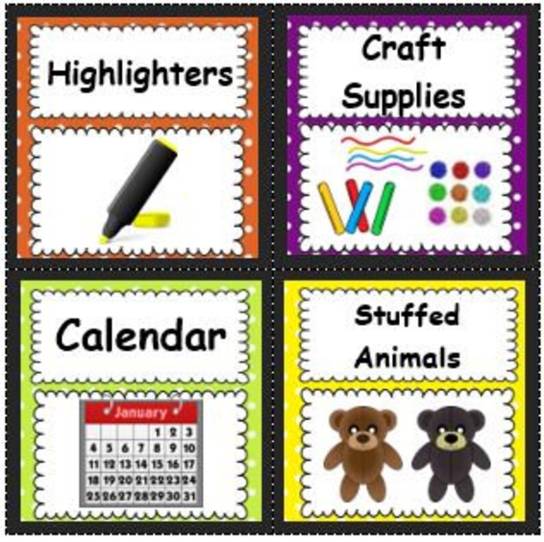 Homeschool Labels - Etsy