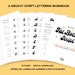 Fat Bottom Script Lettering Workbook DIGITAL DOWNLOAD – hand Lettering ...