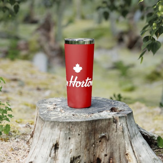 Tim Hortons Canadian Copper Vacuum Insulated Coffee Tea Tumbler, 22oz 