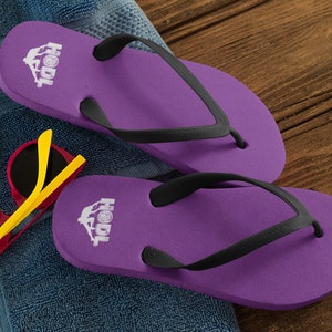 HODL Flip Flops,   BTC Trader's Flip Flops- Gift for Crypto Bitcoin Him Or Her
