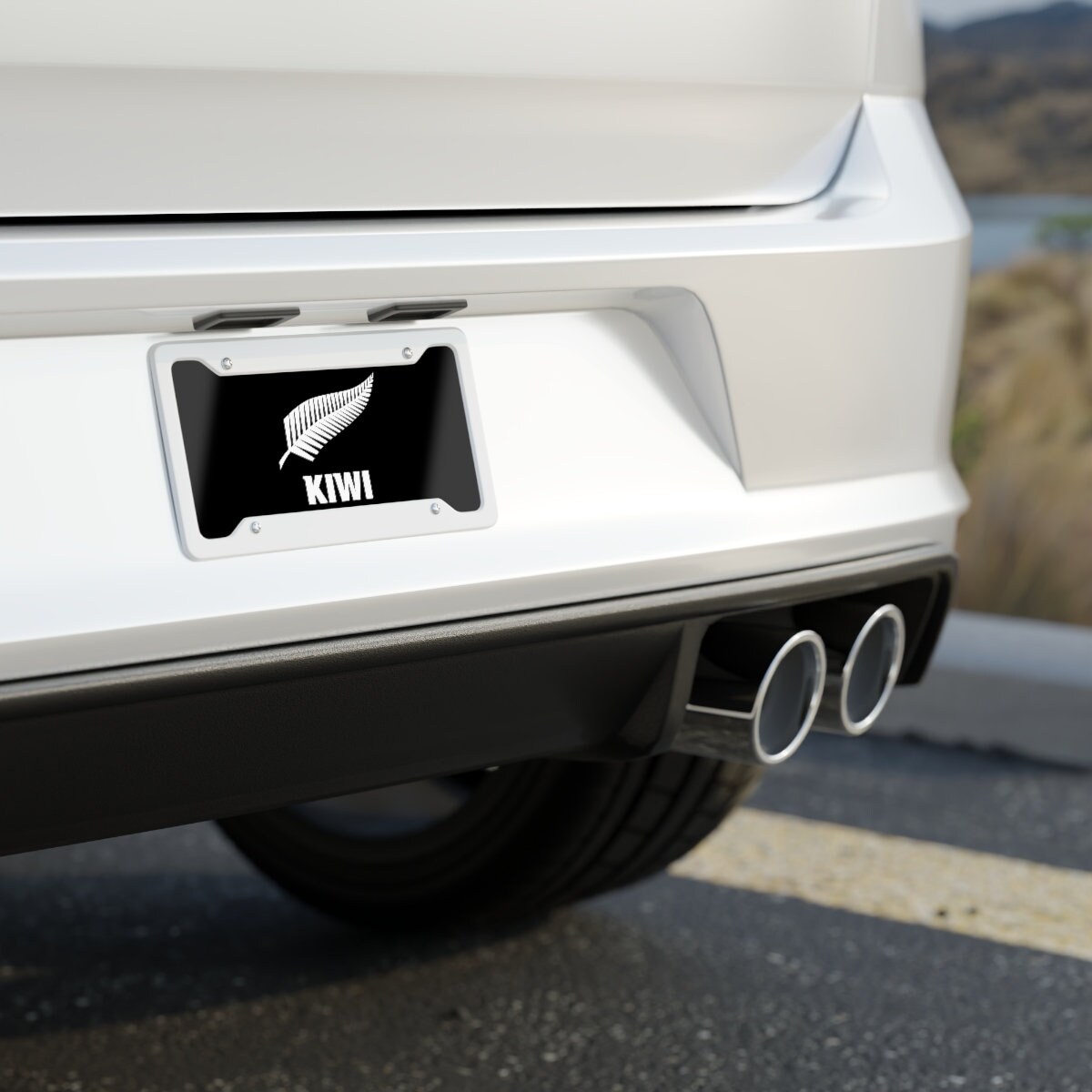 Kiwi New Zealand All Blacks Rugby Car/Ute/Truck License Plate- Gift For Him Or Her