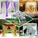 10ft 4 Post DIY Photography Backdrop Stand, Wedding Arch Canopy Tent ...