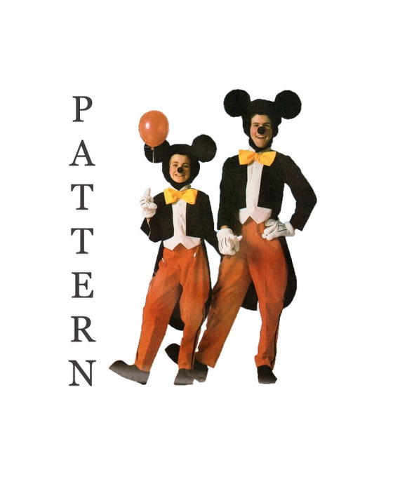 Naaien Vtg Simplicity 7729 Disney S Mickey Mouse Costume Sewing Pattern Child Or Adult Sotrim Tn