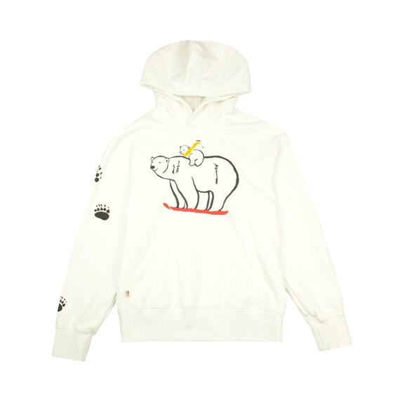 Polar Bear Pullover Hoodie off White Custom Made Super Heavy Weight 100 cotton Hoodie True Made in USA Etsy