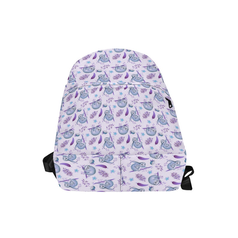 Festival Backpack Boys Girls Bag Purple Funny Sloth with Coconut Unisex Classic Backpack Kids Backpack School Backpack
