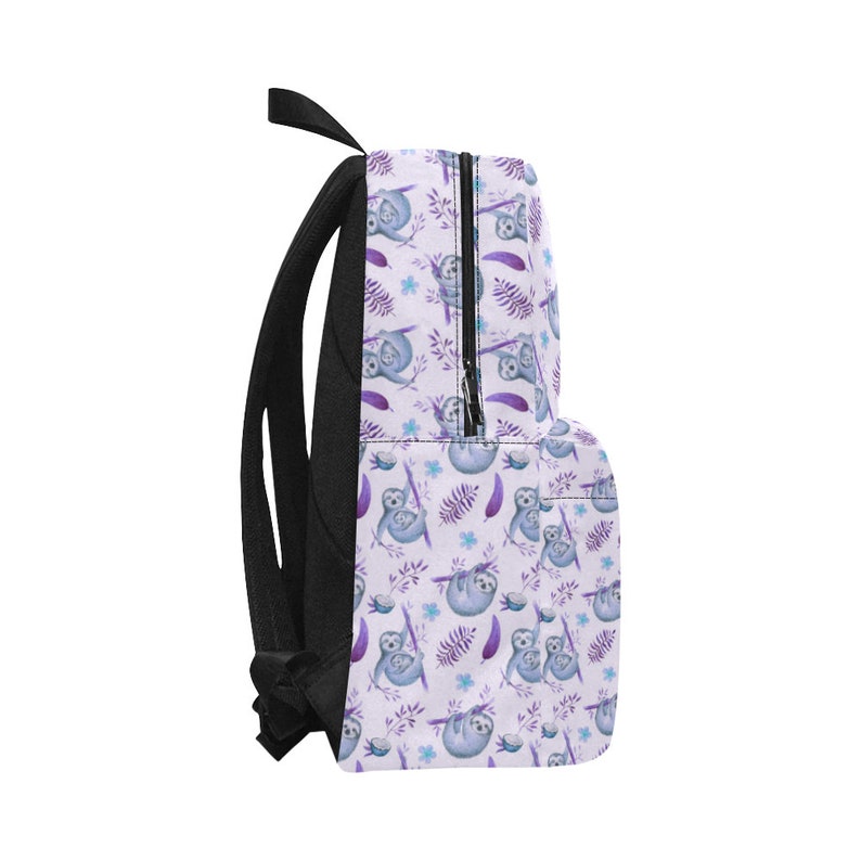 Festival Backpack Boys Girls Bag Purple Funny Sloth with Coconut Unisex Classic Backpack Kids Backpack School Backpack