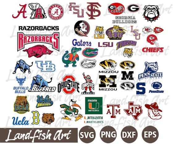 All College Football Logos And Names