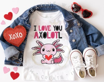 I Love You a lot svg | Axolotl Love | Love svg | Valentines day svg | Heart svg | Valentine svg | Instant Download